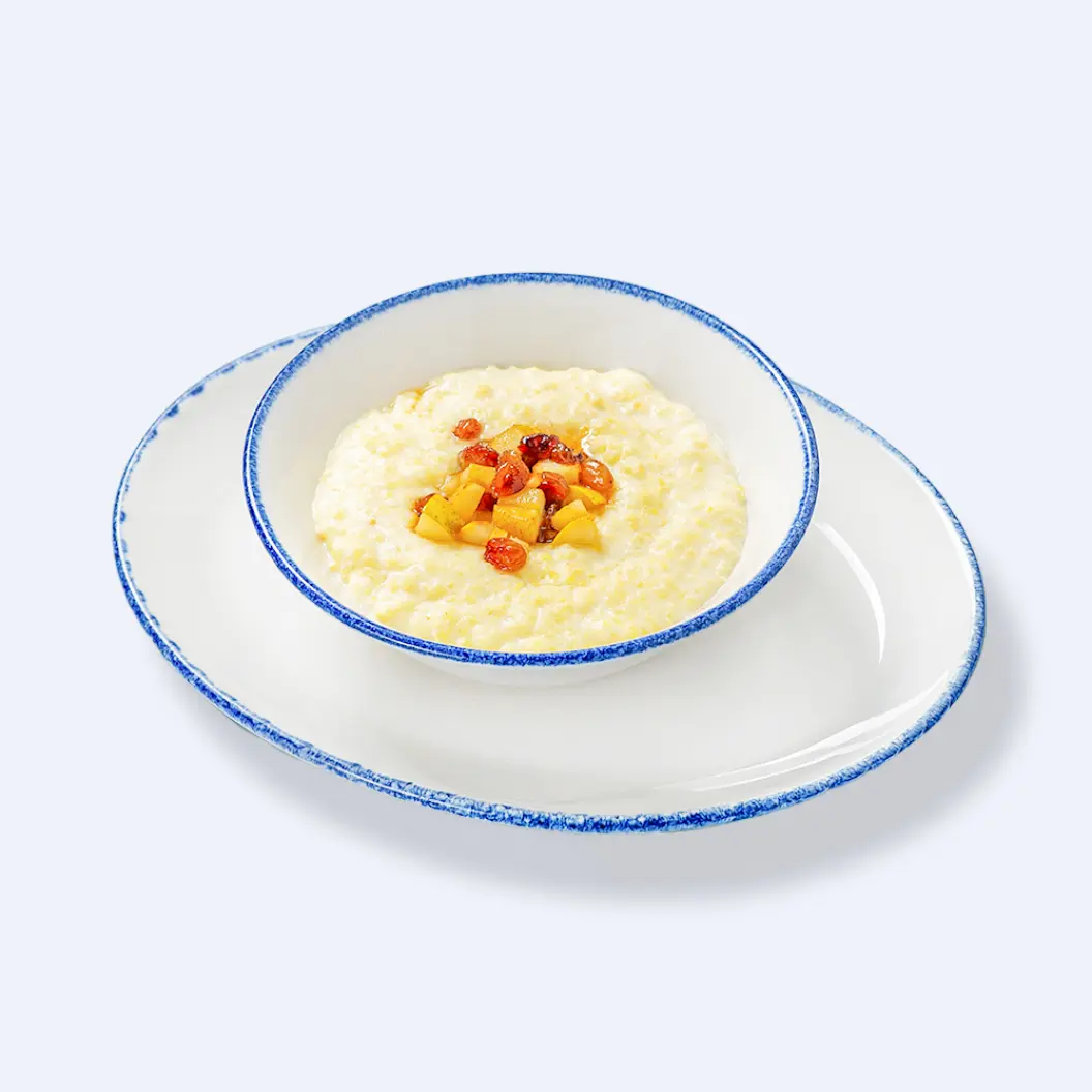 Ялта: Каша пшенная с медовой грушей и изюмом