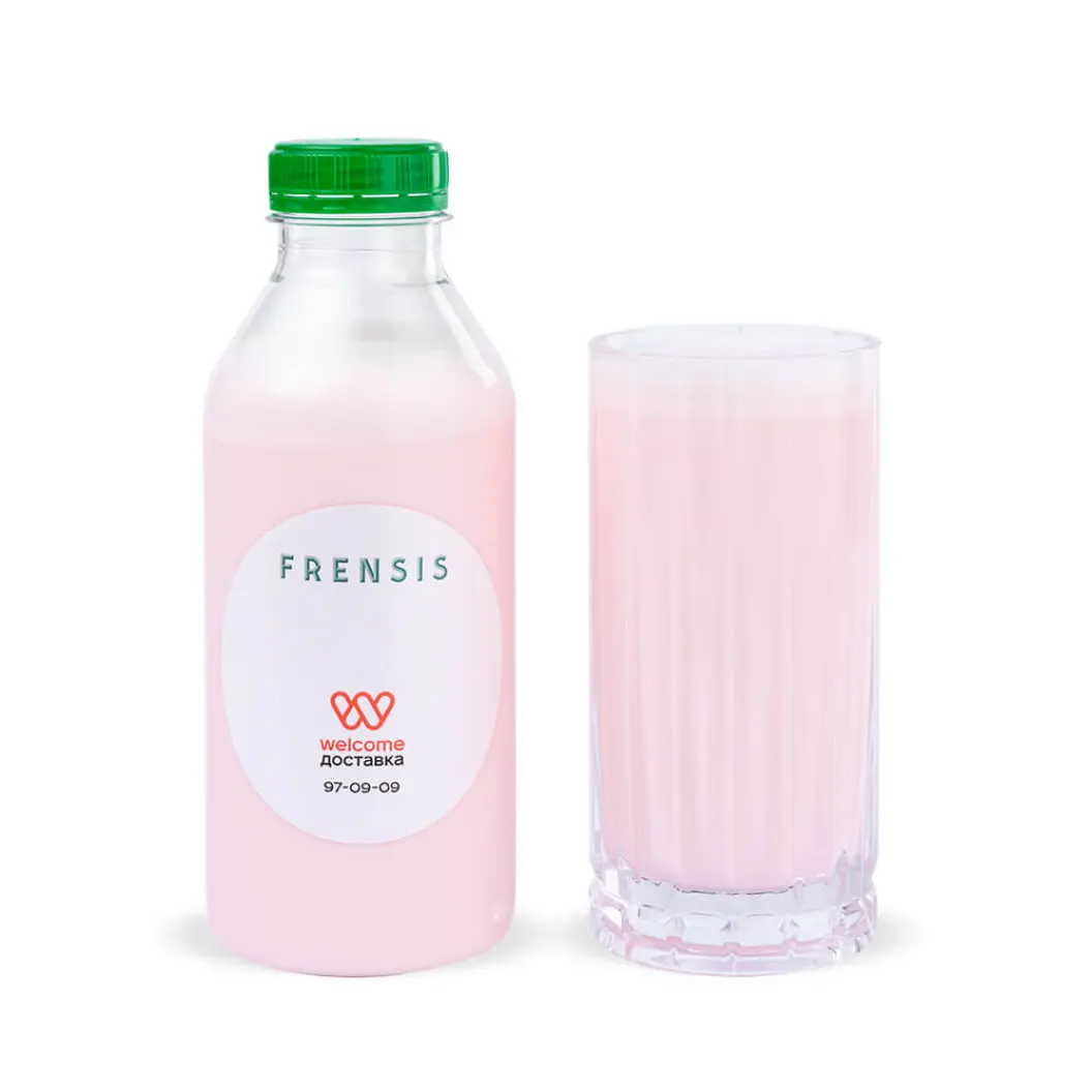 Frensis: Молочный коктейль клубничный