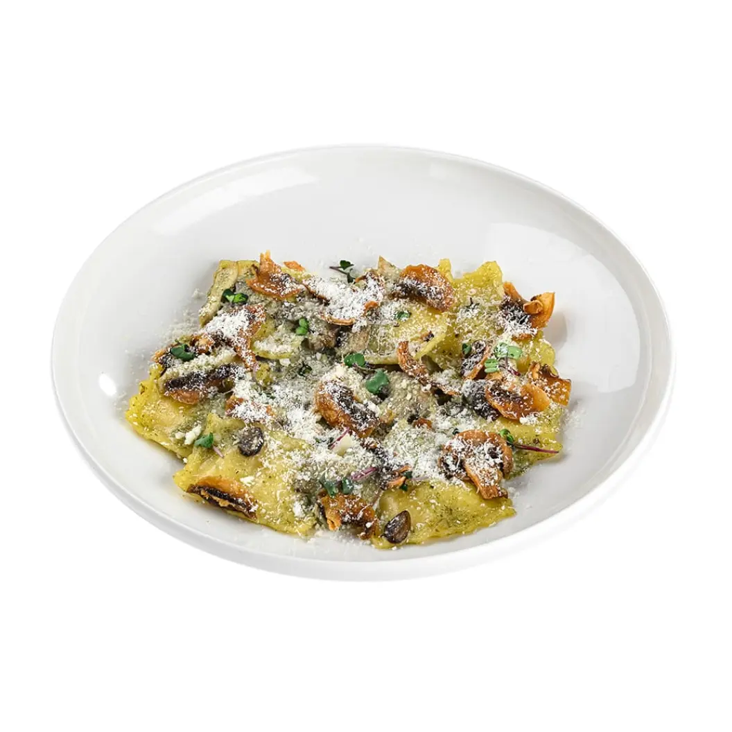 Мама Пицца: Равиоли с курицей и грибами