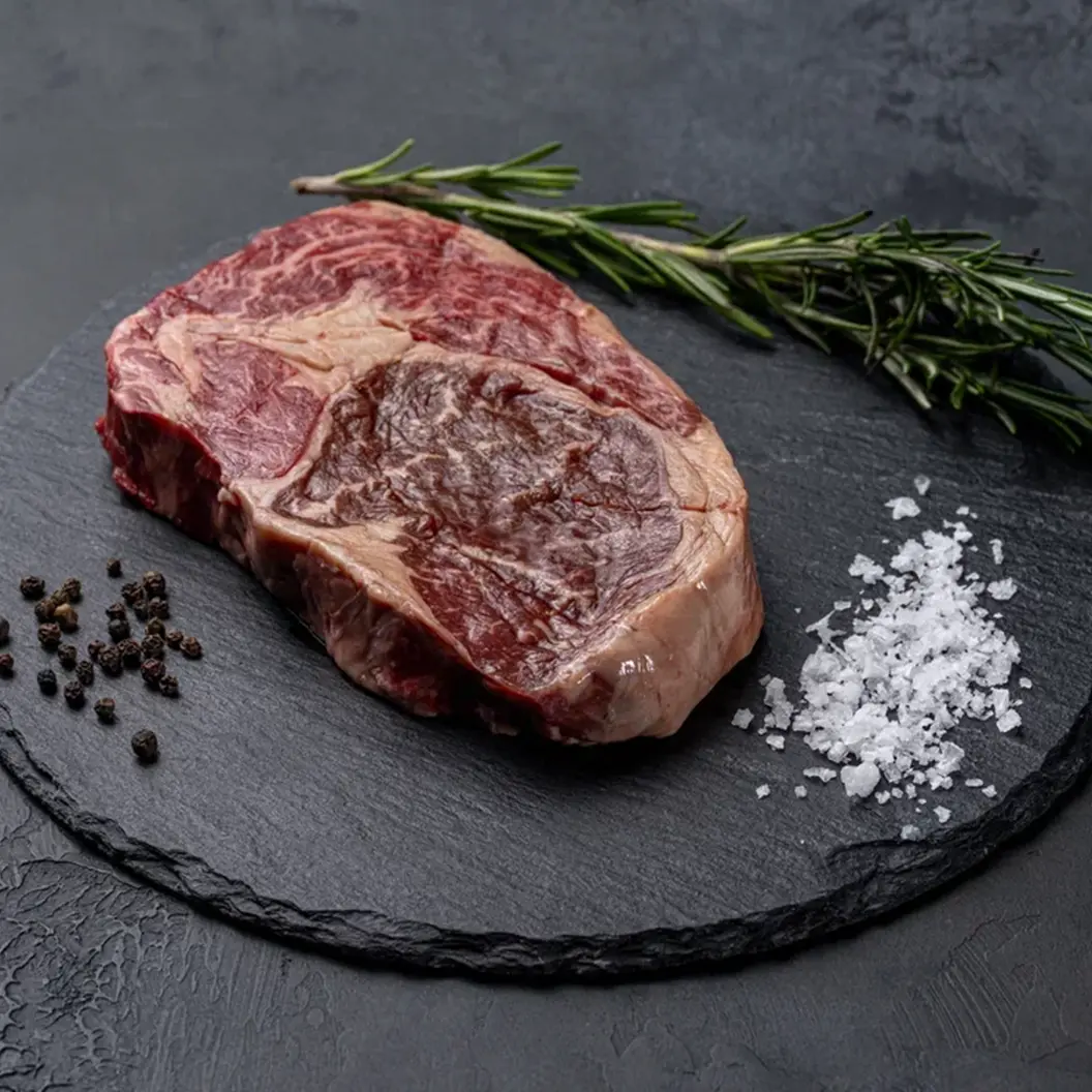 Вино и Мясо: Рибай. Степень мраморности: Prime