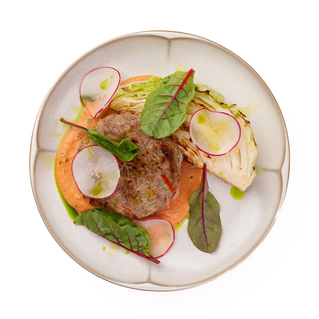 Пряный Кролик: Открытый голубец из говядины