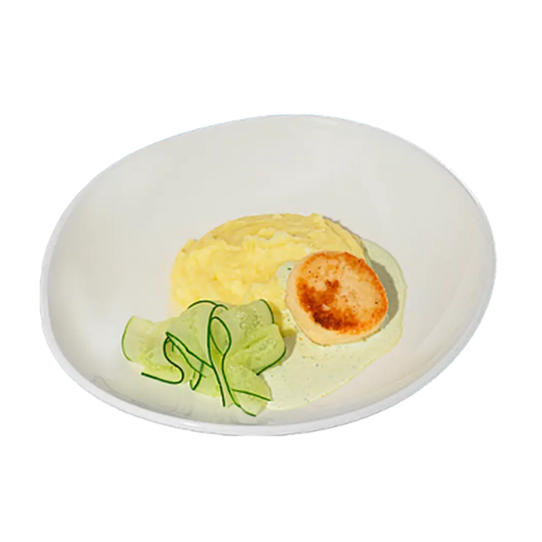 Мама Пицца: Куриная котлета с картофельным пюре