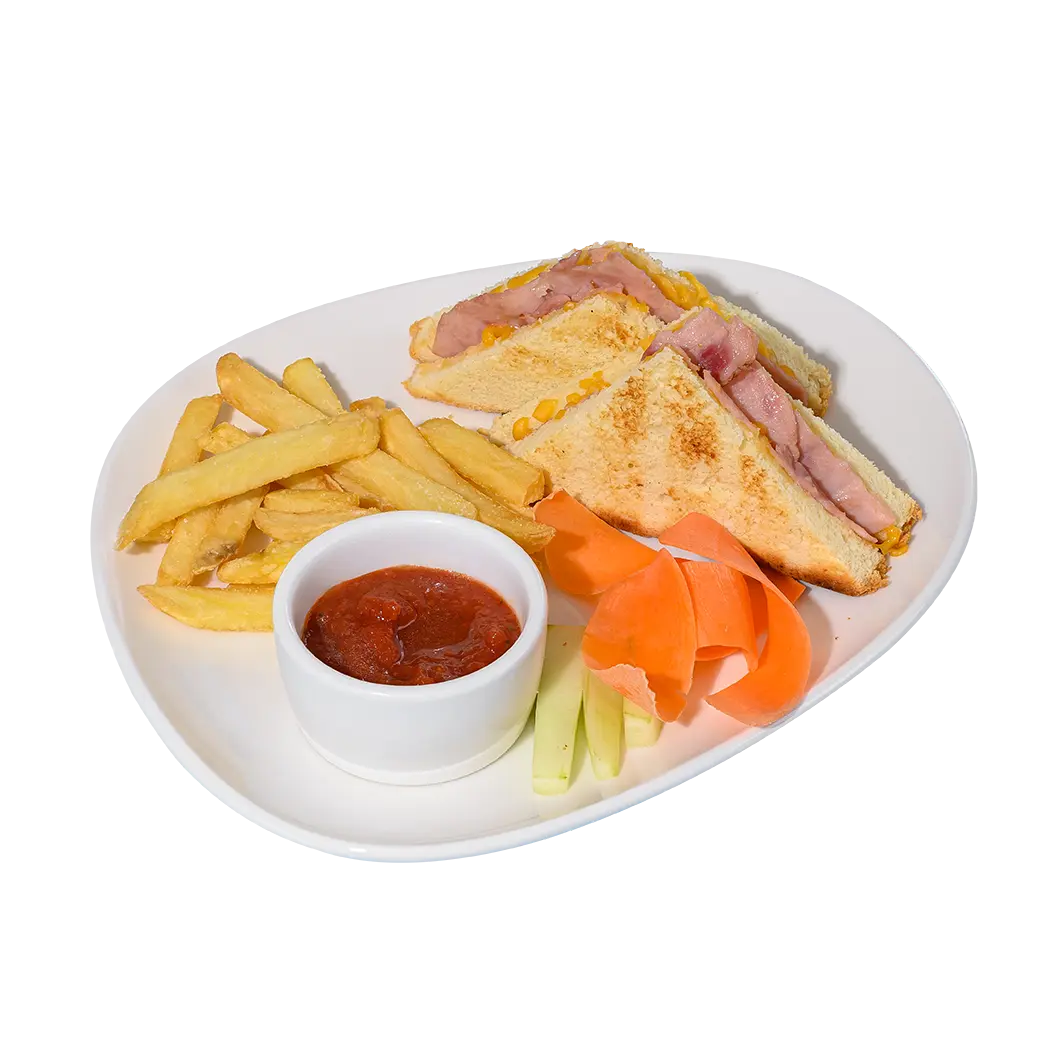 Мама Пицца: Сендвич с картофелем фри