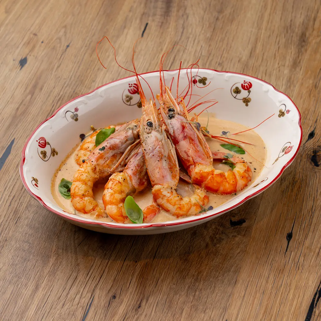 Сыр Бор: Лангустины в сливочно-пряном соусе