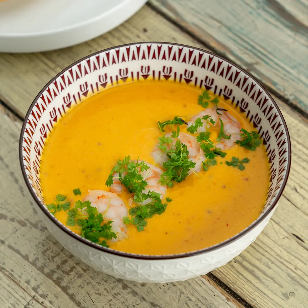 Луна и Черепаха: Тыквенный крем-суп карри со сливками и кокосовым молоком