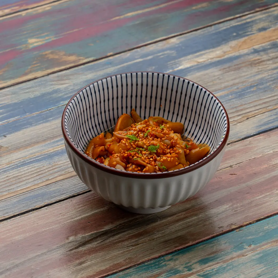 Луна и Черепаха: Маринованные опята в соусе юдзу