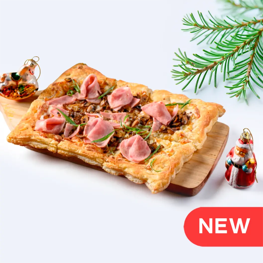 Ялта: Пеновани с ветчиной, грибами и трюфельным майонезом