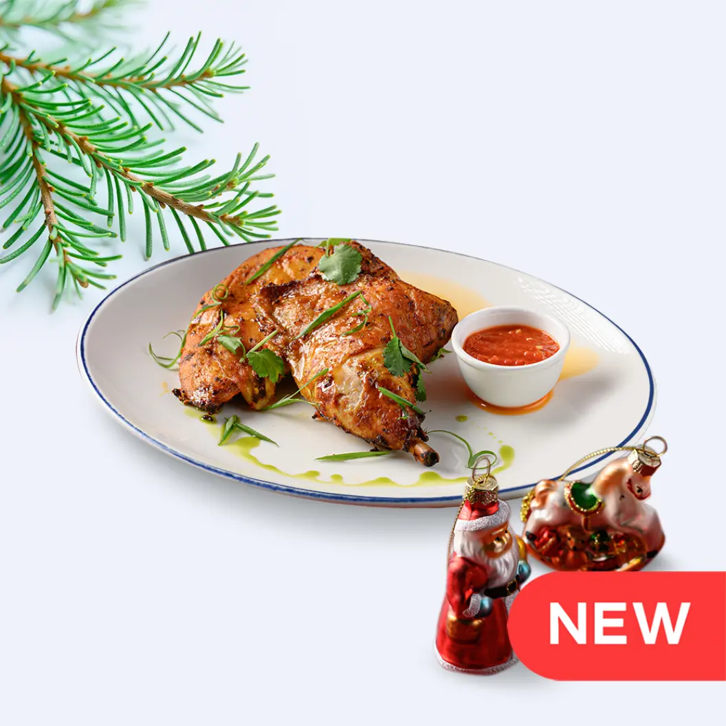 Ялта: Половина цыплёнка в имбирном маринаде