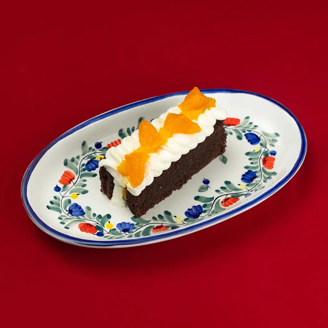 Сыр Бор: Шоколадный торт с сырно-мандариновым кремом