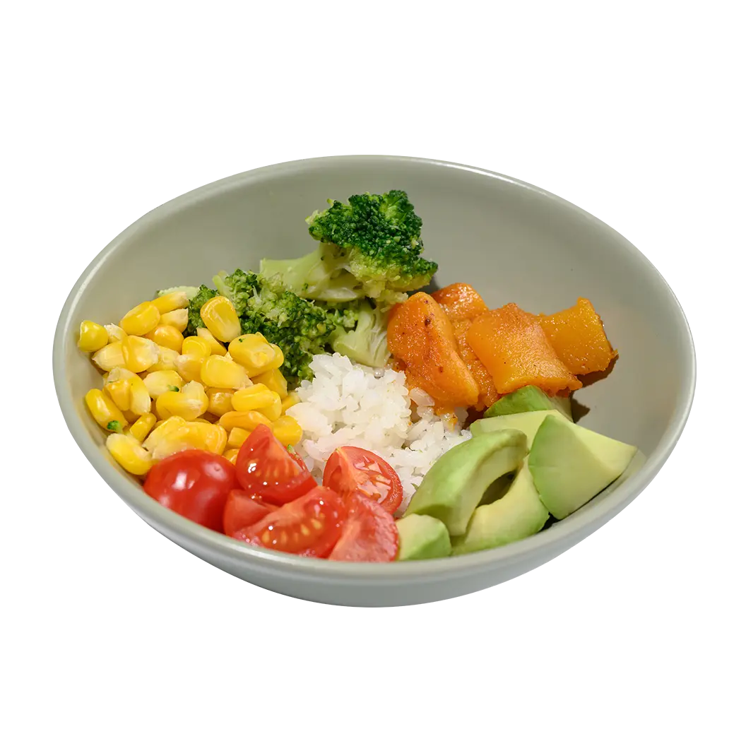 Frensis: Овощной боул с рисом