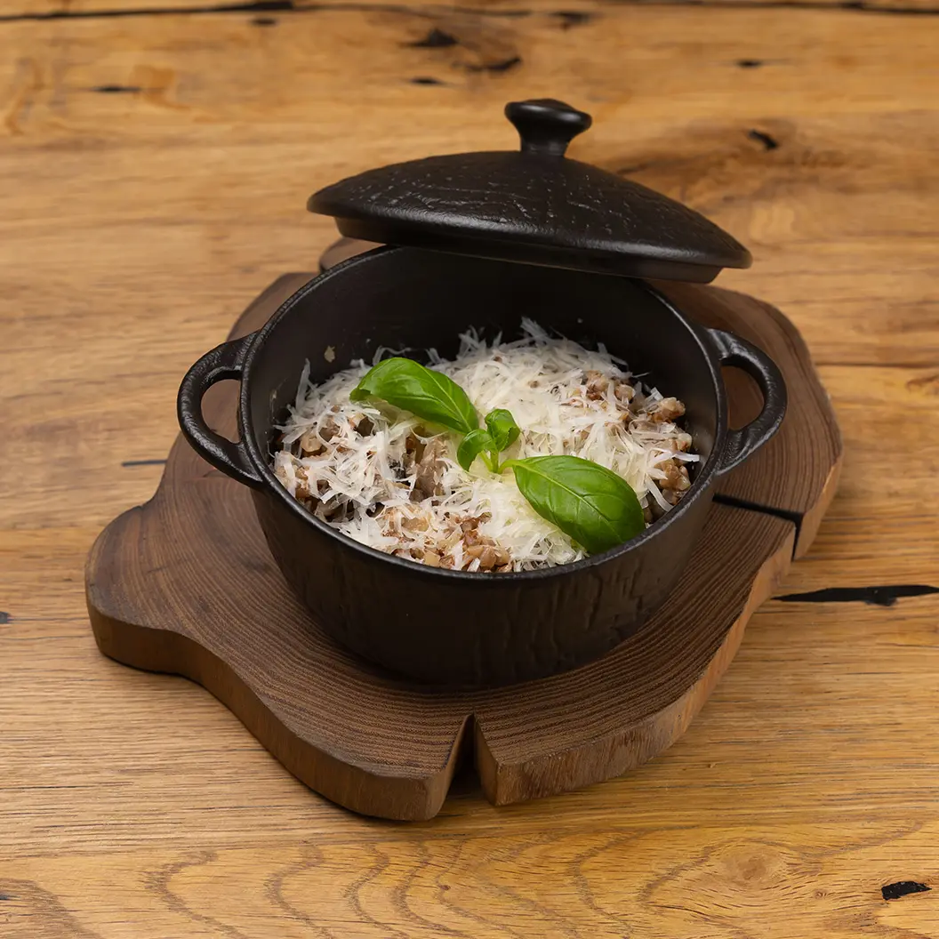 Сыр Бор: Гречневая каша со сморчками и вешенками