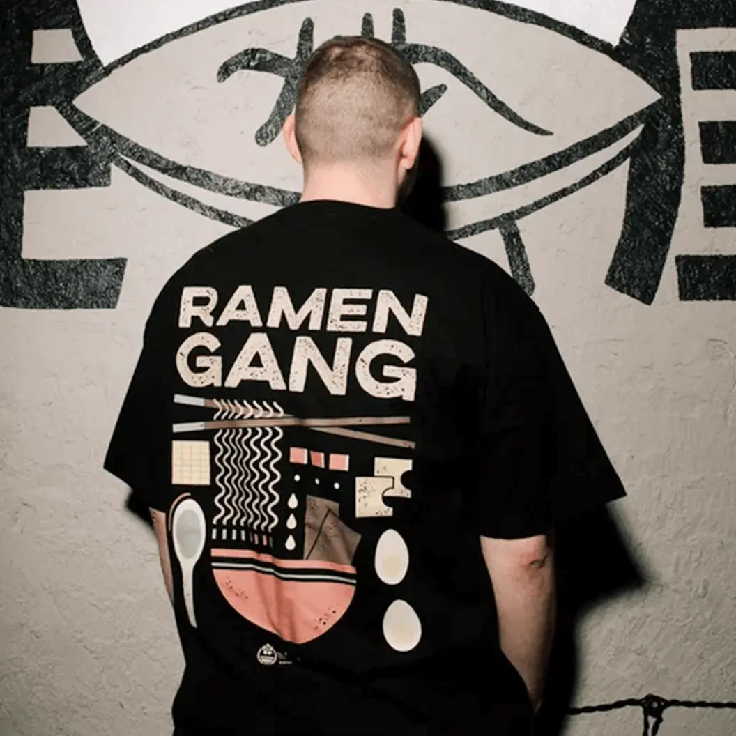 MINBO: Футболка RAMEN GANG