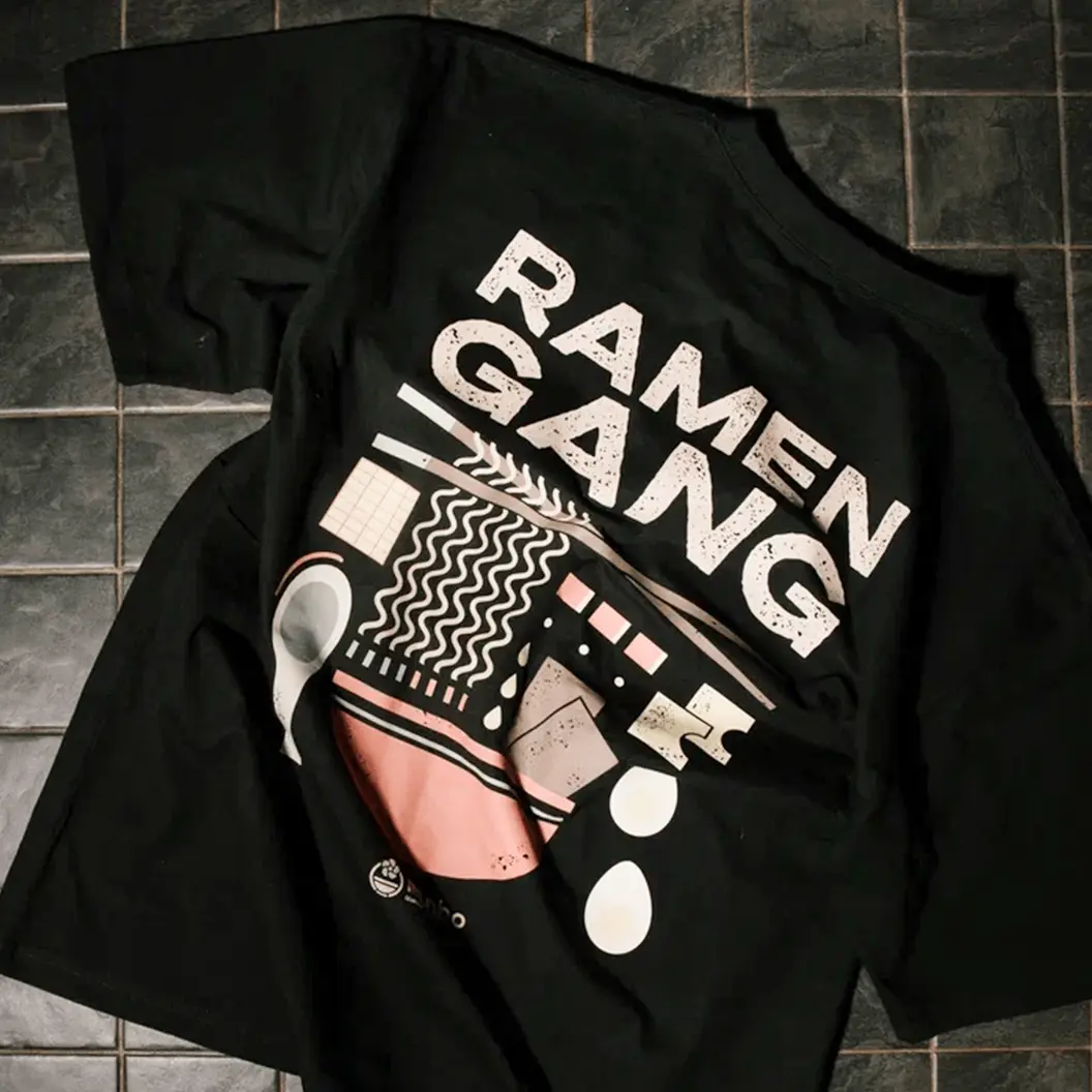 MINBO: Футболка RAMEN GANG