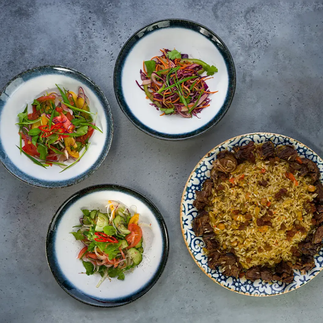 Чайхана Бирюза: Узбекский набор