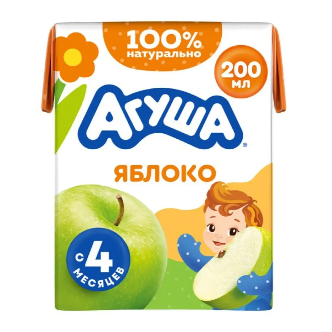 Мама Пицца: Сок Агуша яблочный