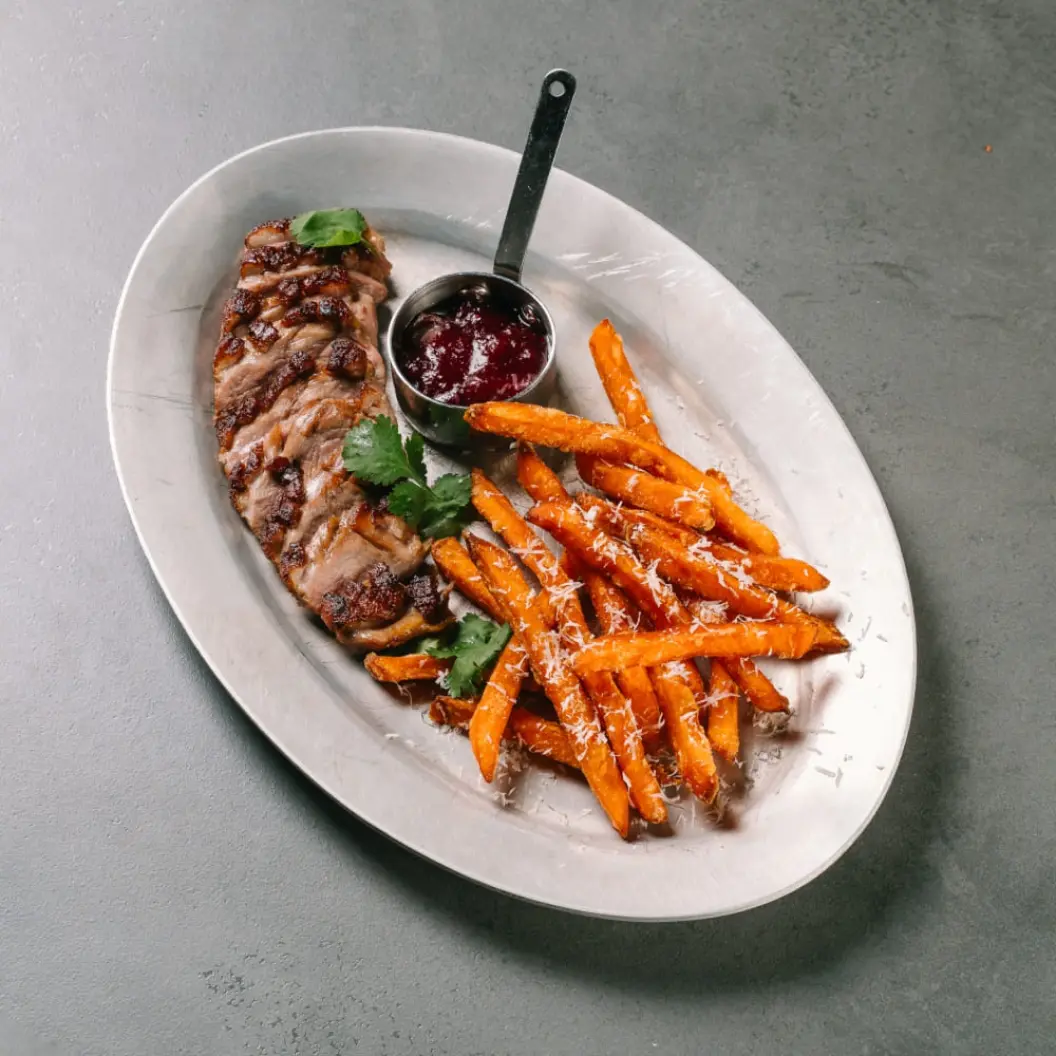 Ронни Дайнер: Утиная грудка с бататом фри