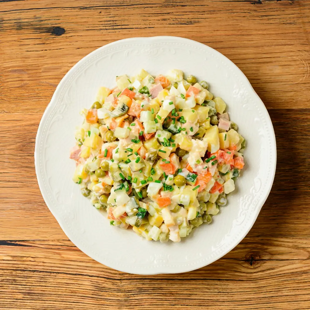 Сыр Бор: Оливье с уткой