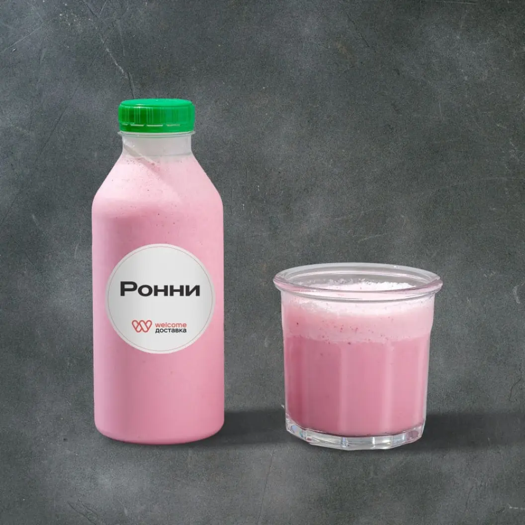 Мама Пицца: Клубничный милкшейк 500 мл