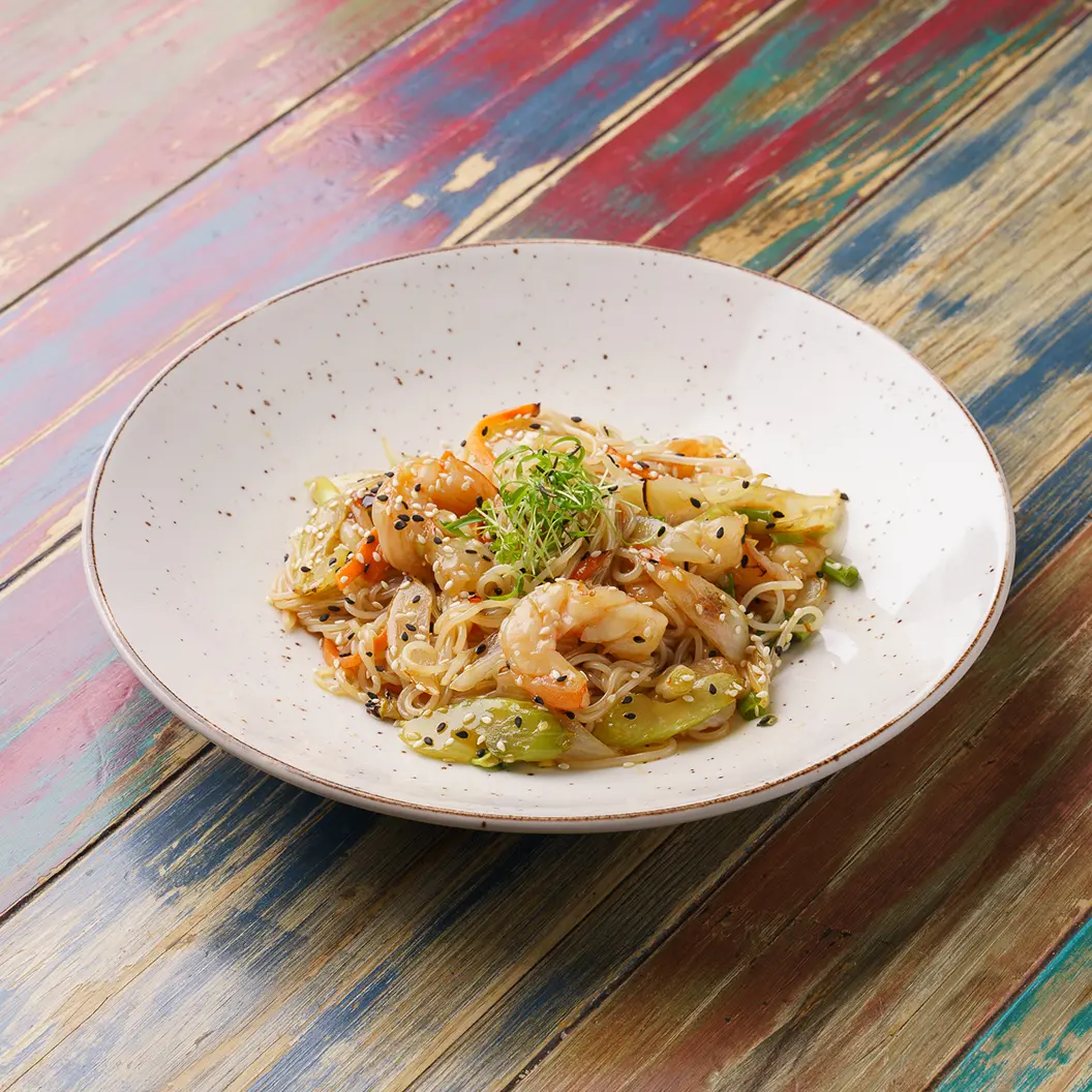 Луна и Черепаха: Вок с креветкой