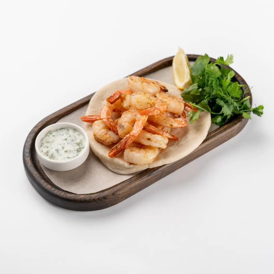 Чайхана Бирюза: Шашлык из креветок