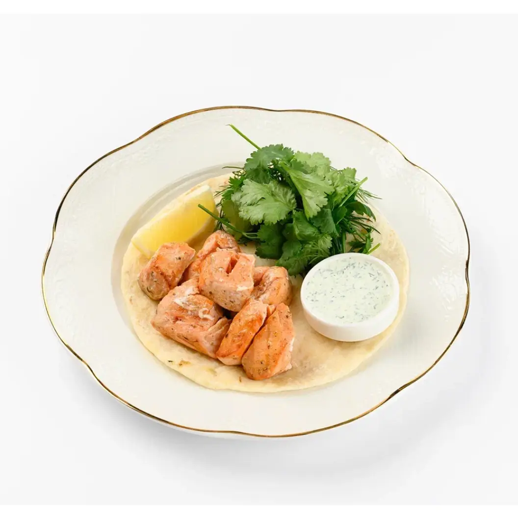 Чайхана Бирюза: Шашлык из лосося