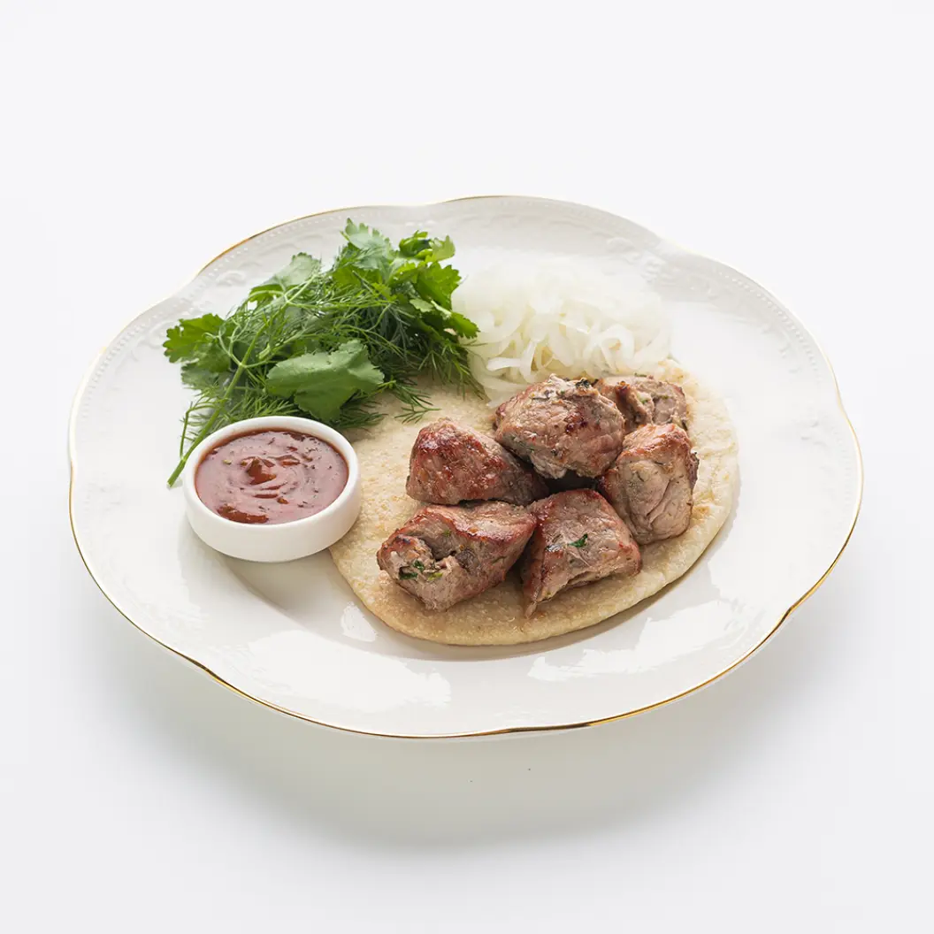 Чайхана Бирюза: Шашлык из свинины