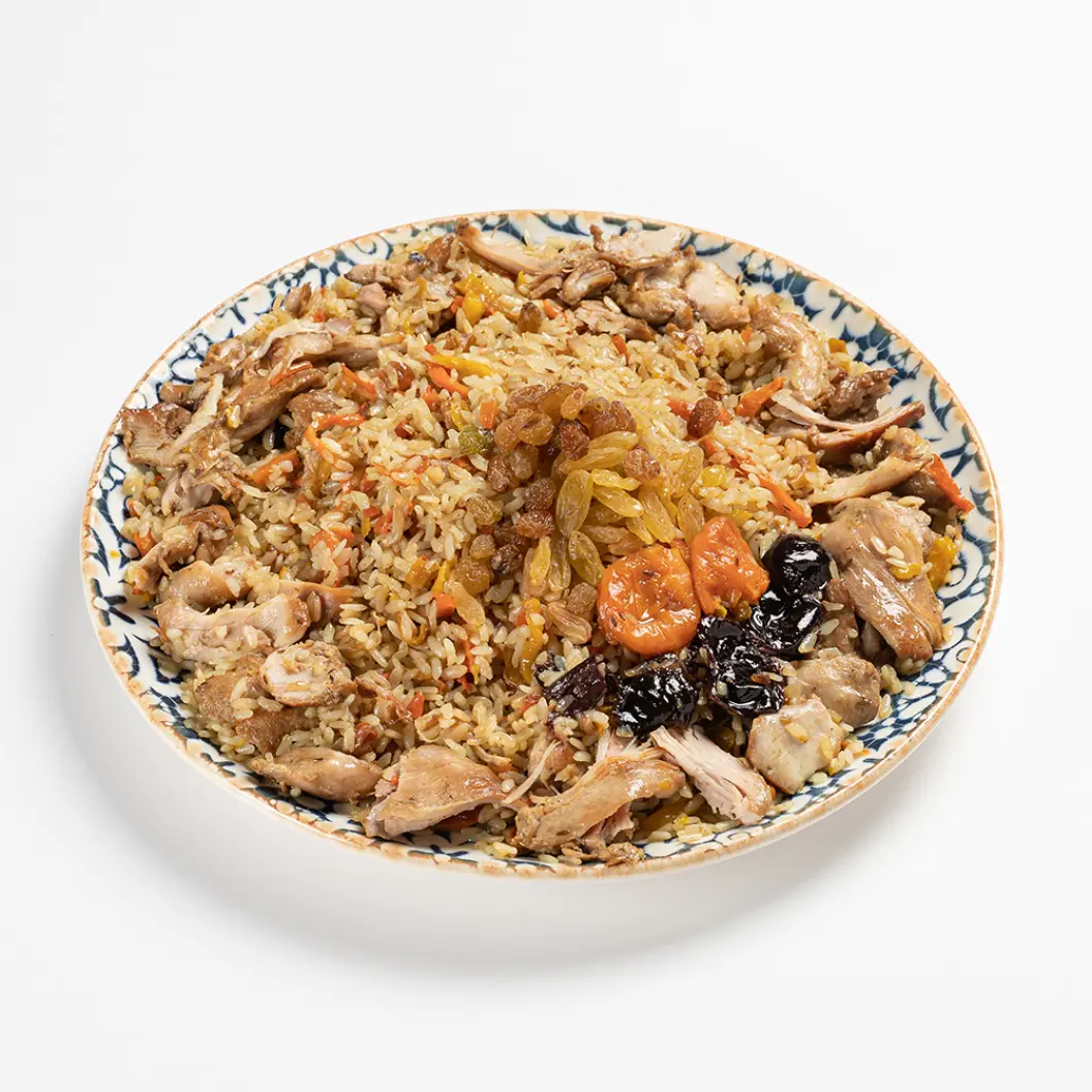 Чайхана Бирюза: Товук Палов на компанию