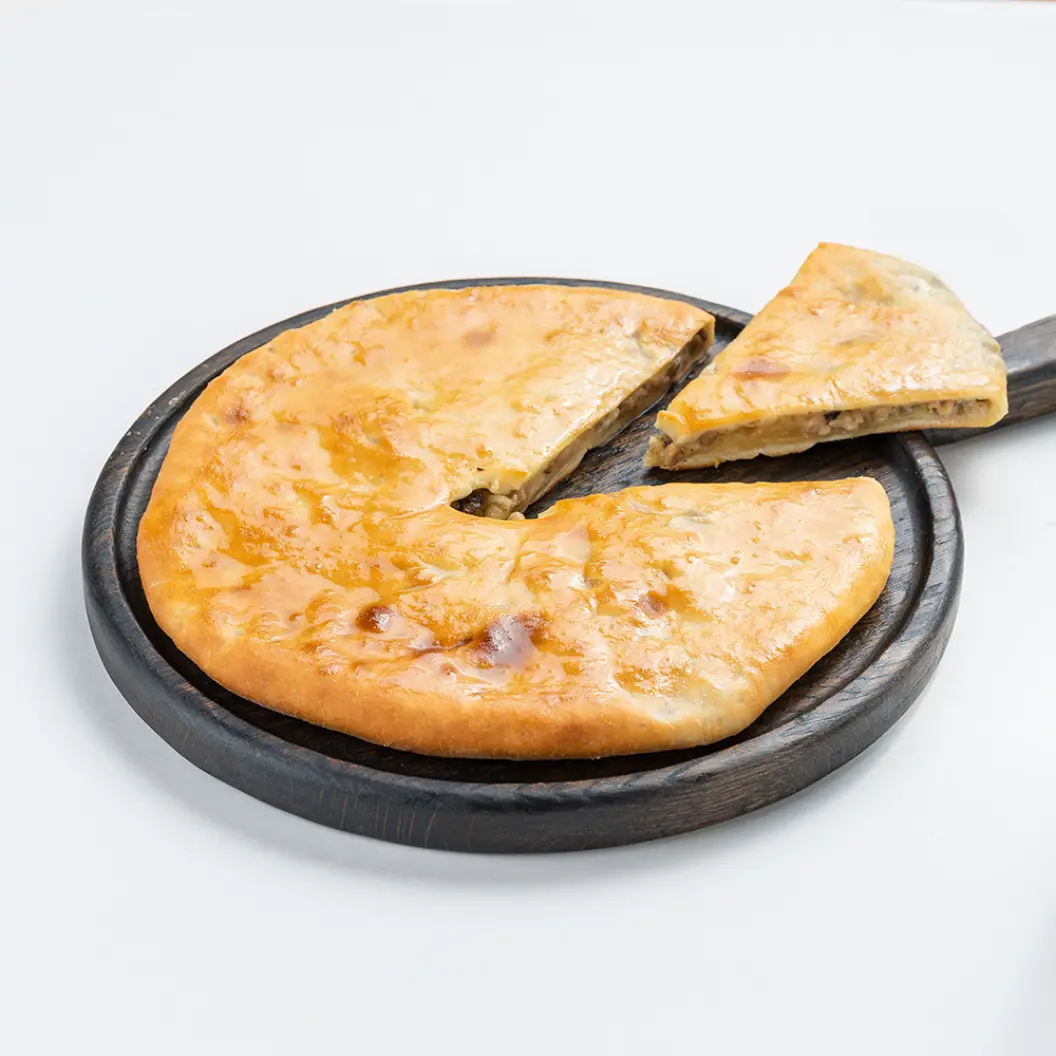 undefined: Осетинский пирог с красной рыбой