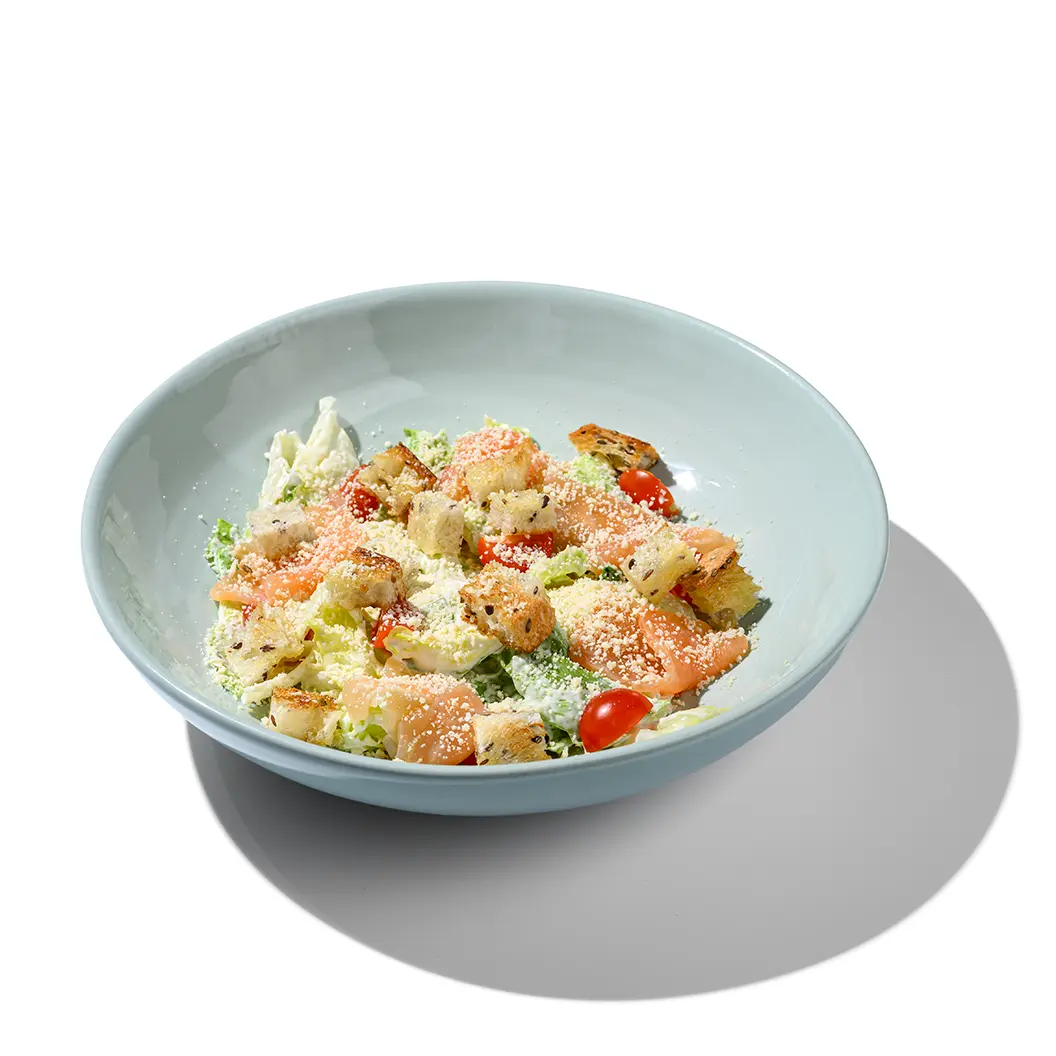 Frensis: Цезарь со слабосоленым лососем