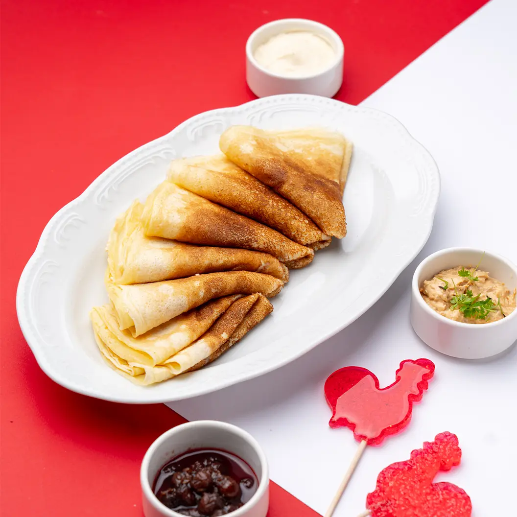 Луна и Черепаха: Блины с топпингами