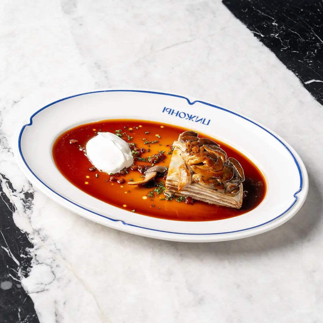 Пижоны: Крепвиль с трюфелем и вешенками