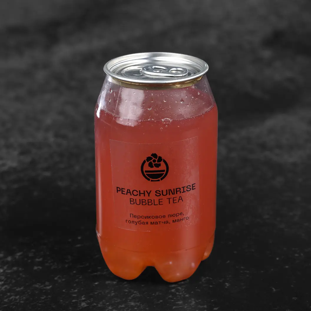 MINBO: Peachy Sunrise Bubble Tea