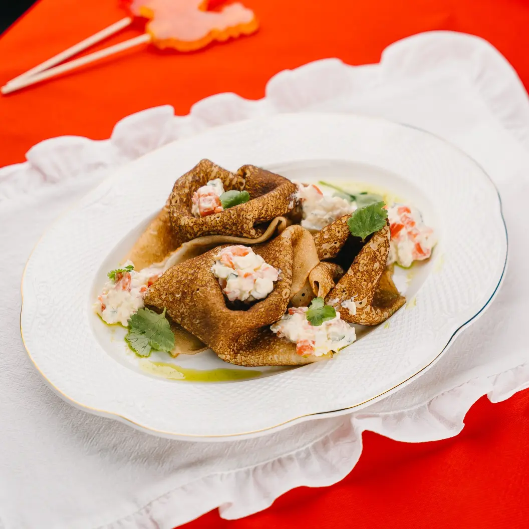 Ронни Дайнер: Блины с рийетом из слабосоленой форели