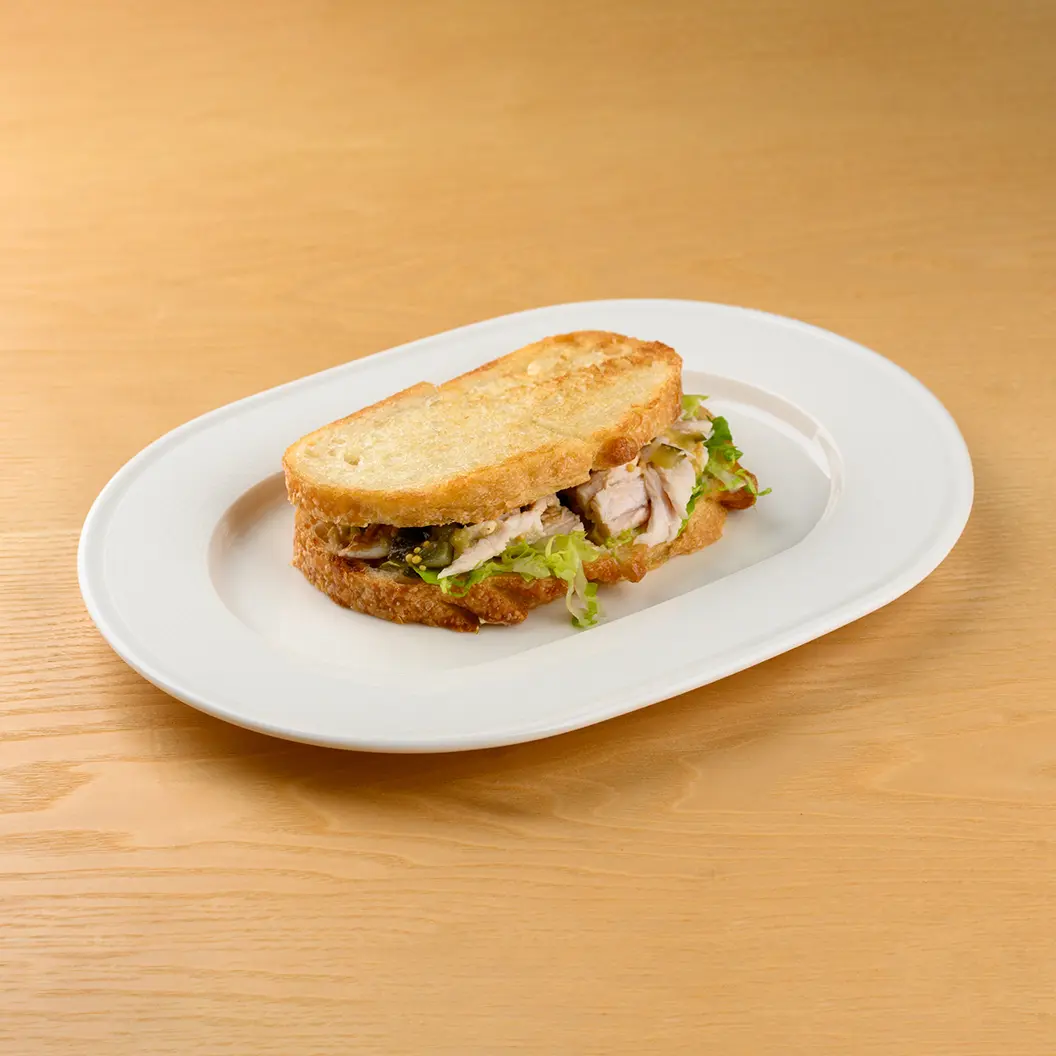 Кофе Семь: Сэндвич с курицей и трюфельным майо