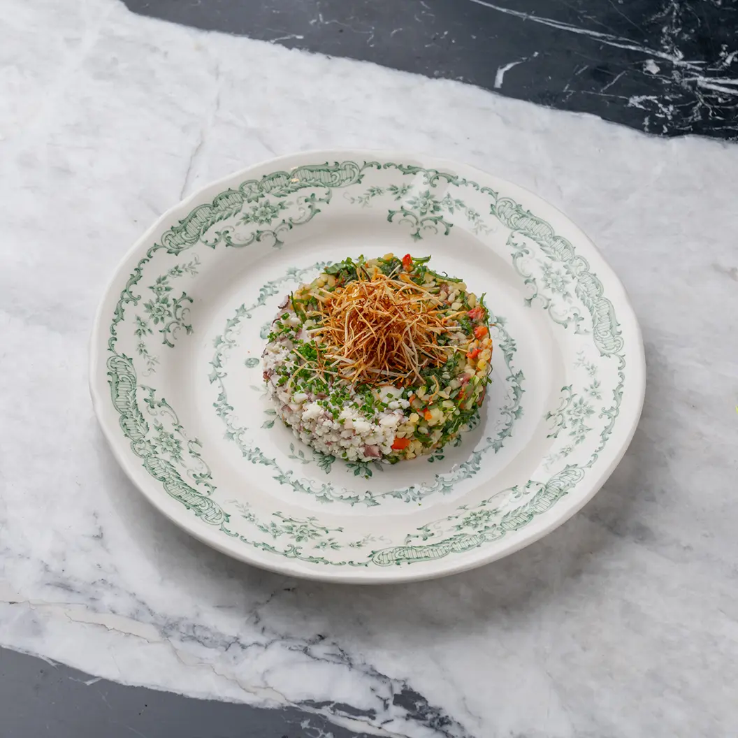 Пижоны: Салат табуле с осьминогом