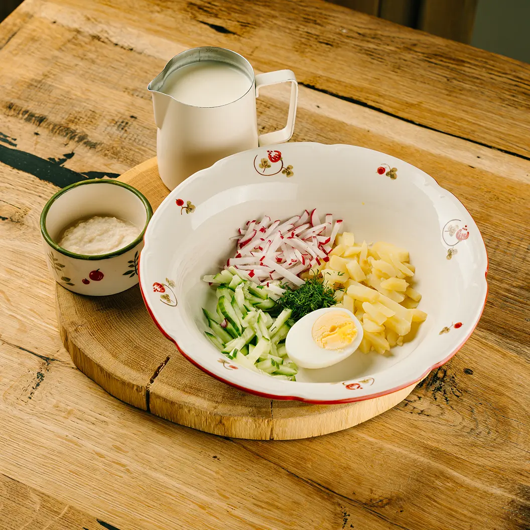 Сыр Бор: Окрошка овощная