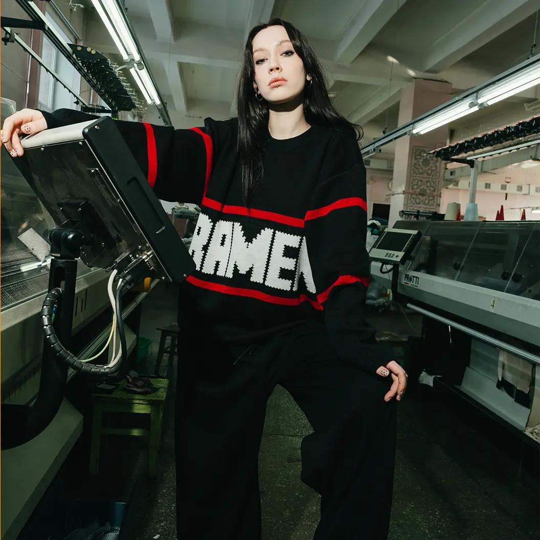 MINBO: Джемпер «RAMEN GANG»