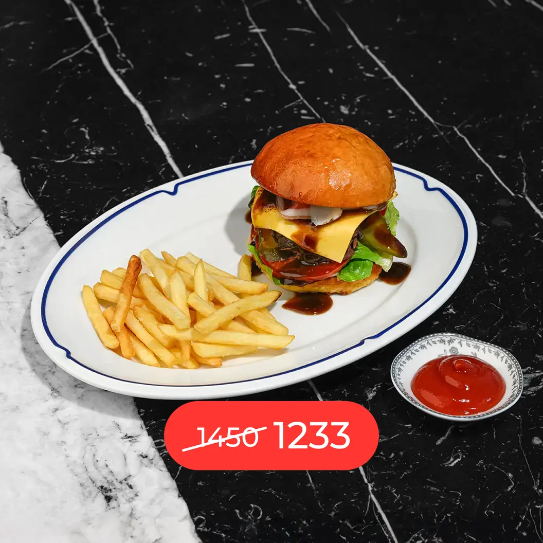 Пижоны: Бургер с говяжьей щекой и трюфельным айоли