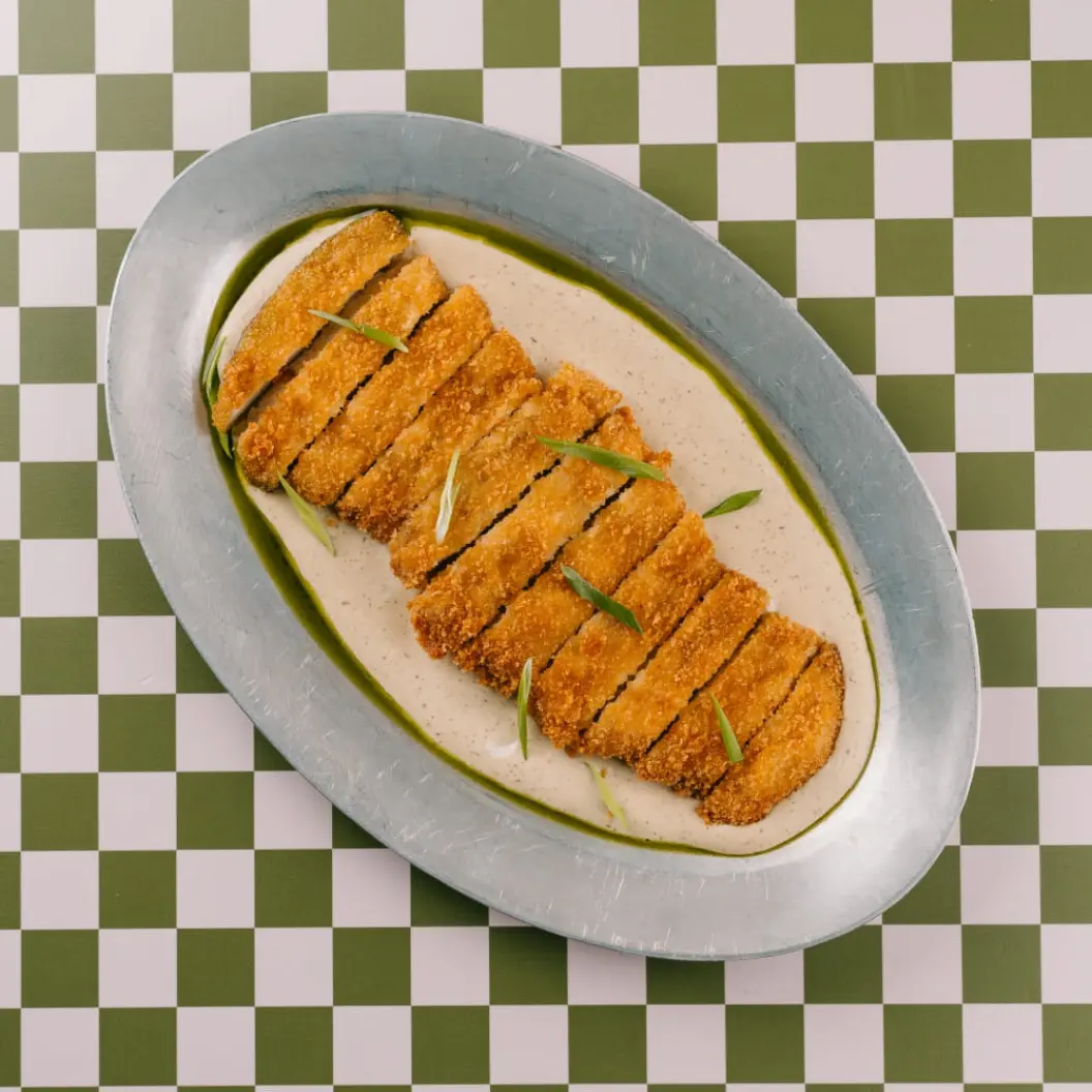 Ронни Дайнер: Куриный шницель с муссом из шпрот