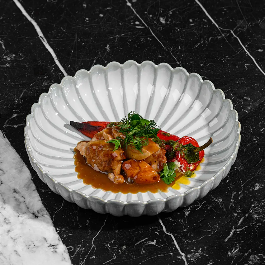 Пижоны: Цыпленок тандури с печеным перцем и зеленью