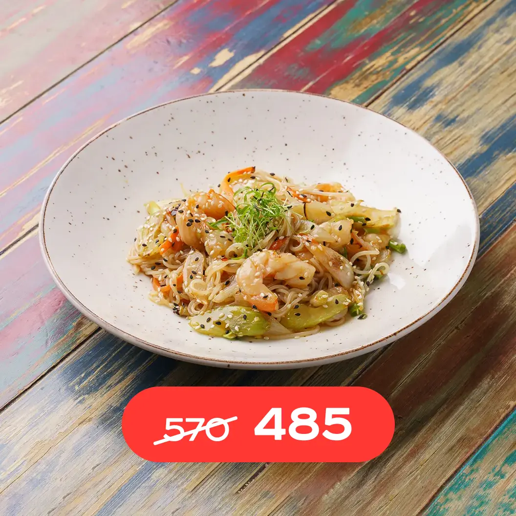 Луна и Черепаха: Вок с креветкой