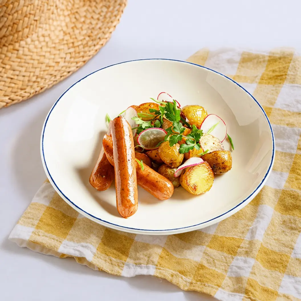 Ялта: Жареная колбаска мясная