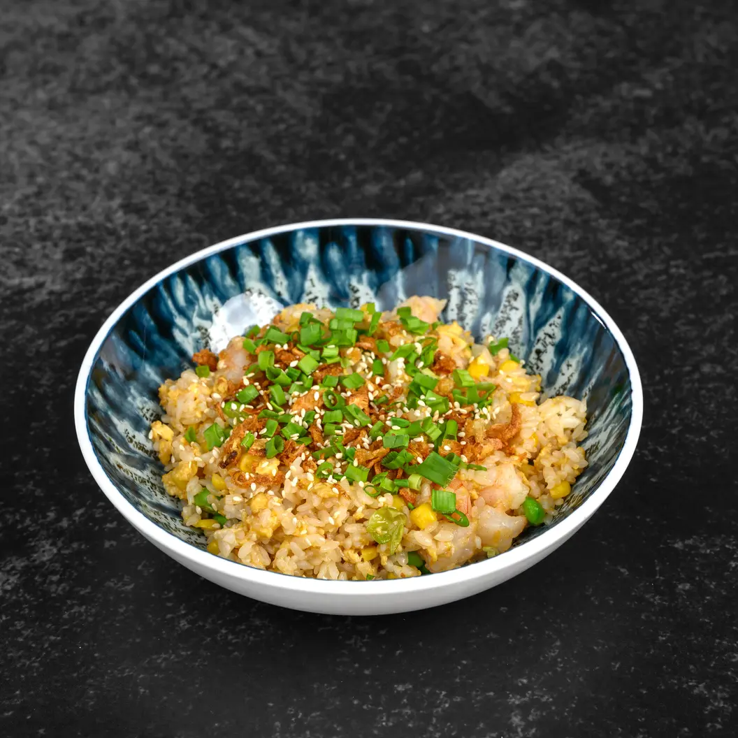 MINBO: Тяхан с креветками