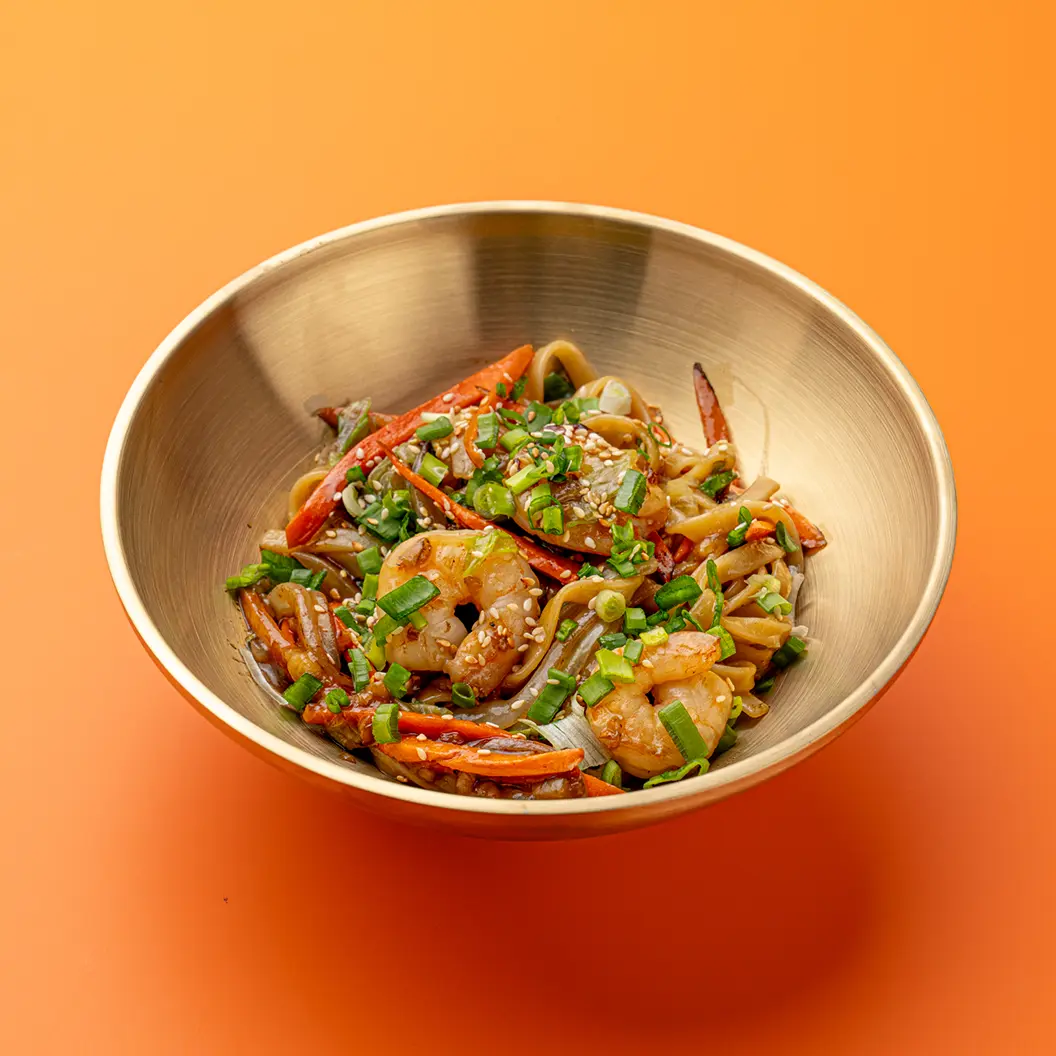 Тётушка Чанг: WOK-лапша с креветками
