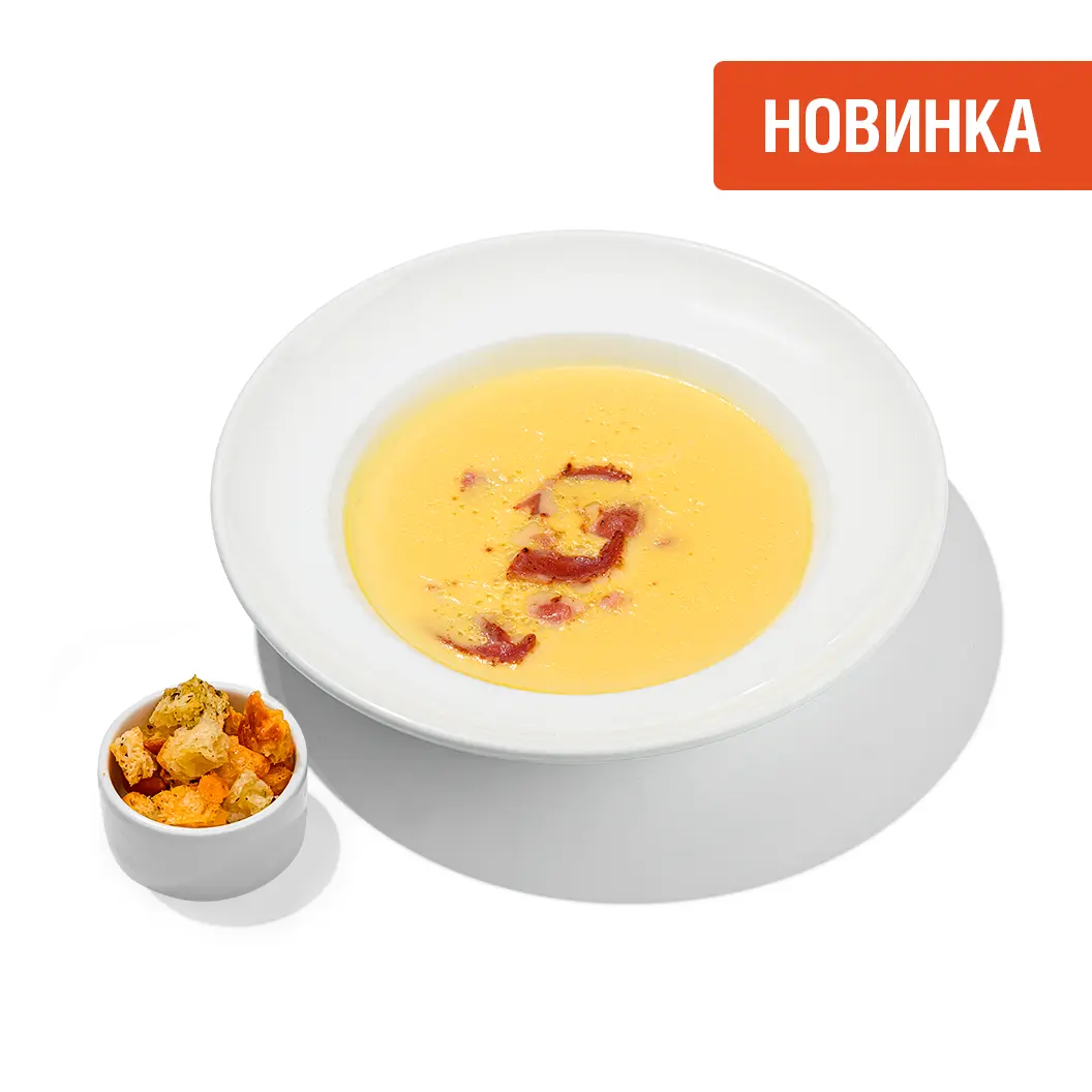 Мама Пицца: Сырный суп с беконом