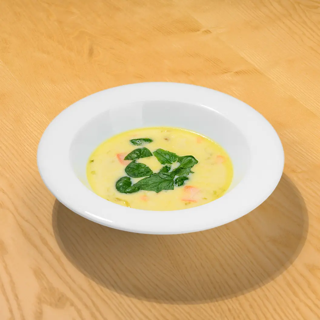 Кофе Семь: Французский сырный суп с курицей