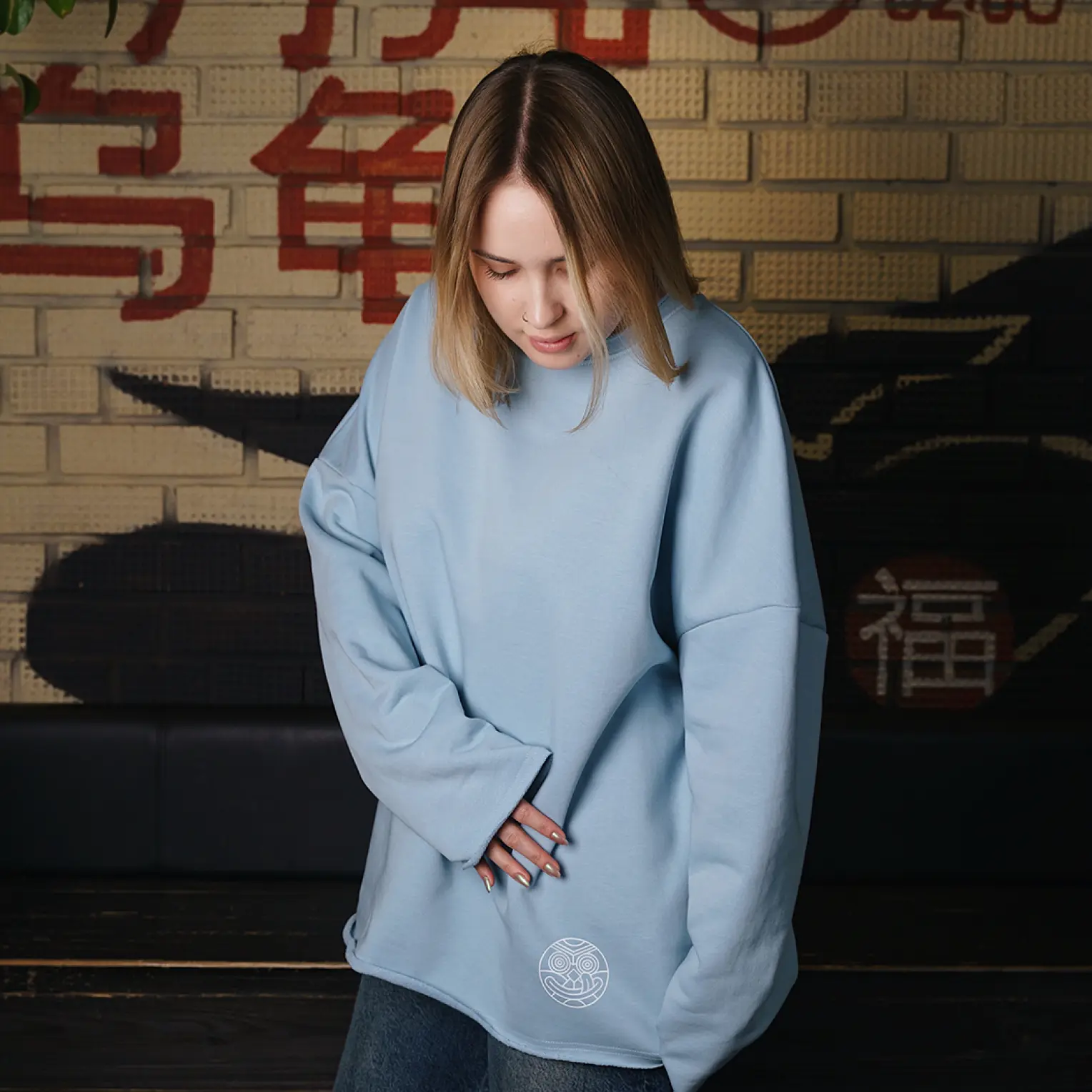 Луна и Черепаха: Лонгслив «Луна и Черепаха» One-size