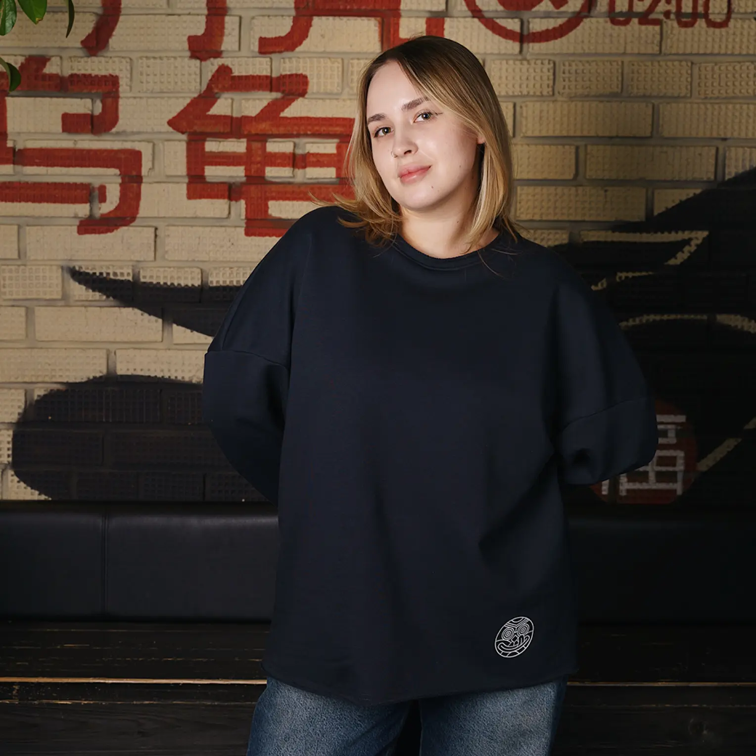 Луна и Черепаха: Лонгслив «Луна и Черепаха» One-size