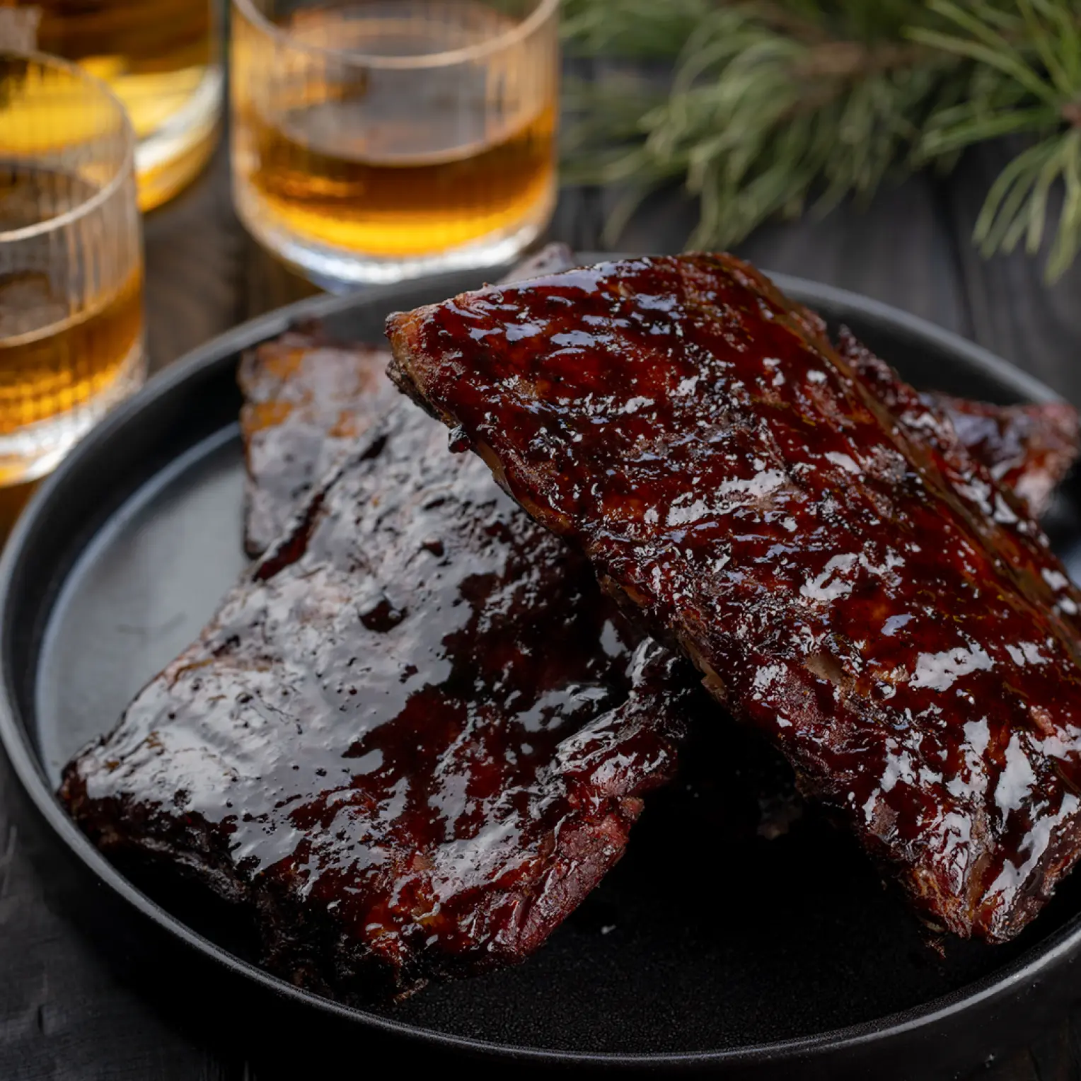 НИИ Рассказов: Свиные ребра в глазури BBQ