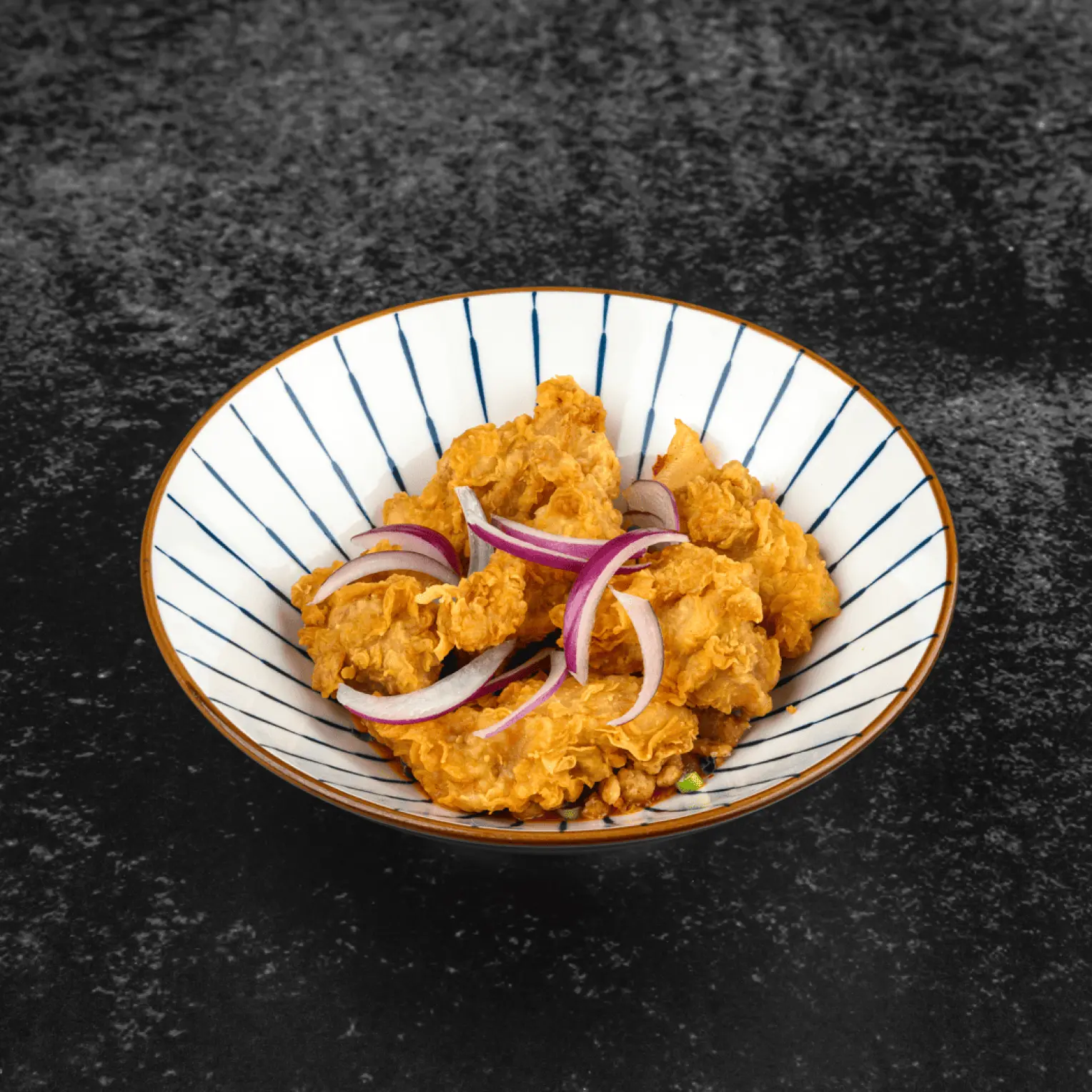 MINBO: Курица карааге с капустой кимчи